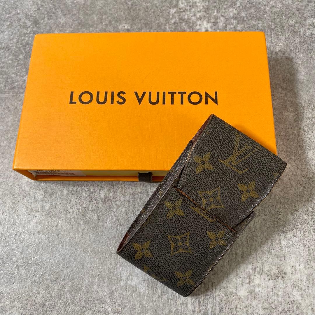 louis vuitton cigarette case ebay Louis Vuitton Monogram Cigarette Case Etui Tobacco Holder Auth