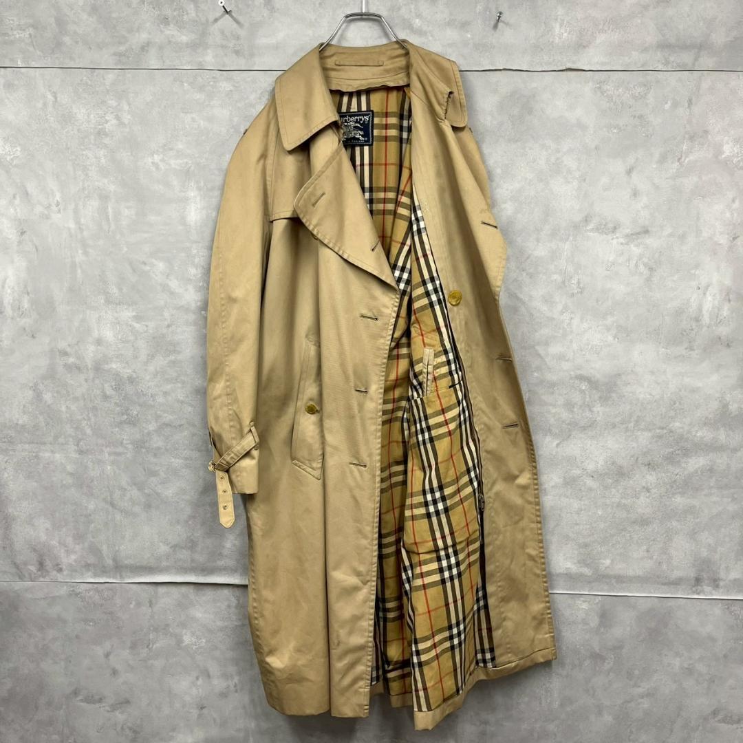 ジャケット・アウター 90's deadstock Burberry's trench coat 90s Burberry Vintage Trench Coat Made in England With Liner Men